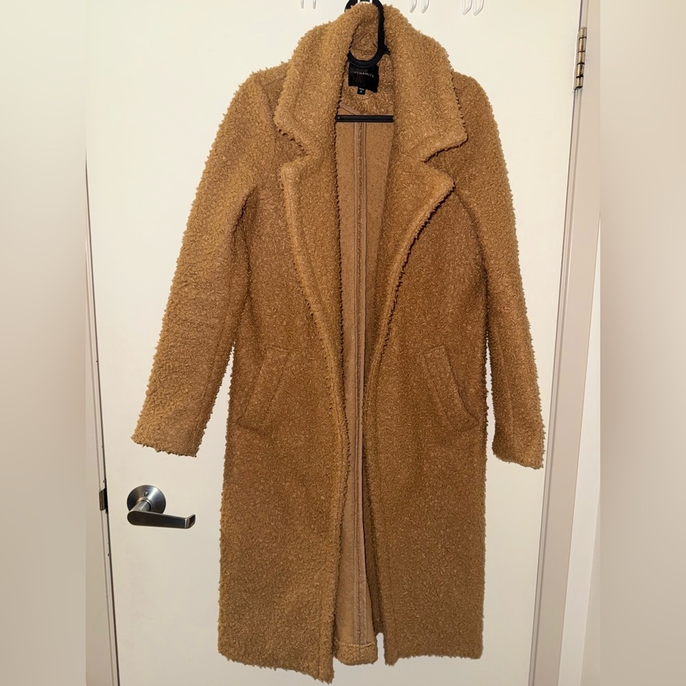 Dynamite Tan Teddy Coat